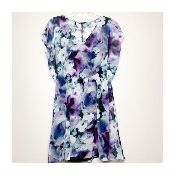 David Bitton Buffalo Floral Chiffon Tunic Top Sz S NWOT - Picture 1 of 11